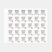 Handmade With Love For You Personalized Labels (Vel)