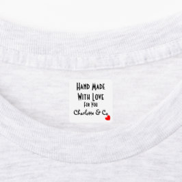 Handmade With Love For You Personalized Labels