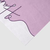 Handmade With Love Purple Small Business Packaging Tissuepapier (Detail)