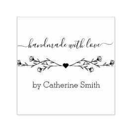 Handmade with Love Rubber Stamp Zelfinktende Stempel