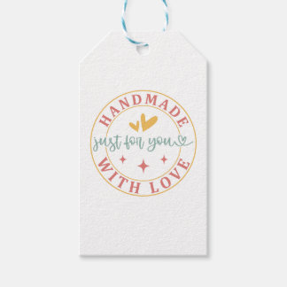 Handmade With Love Stickers | Just For You Labels Cadeaulabel