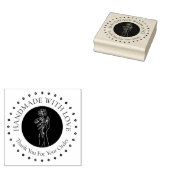 HandMade With Love Thank You Rubberstempel (Gestempeld)