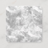 Handmade with Love Waterverf Kaart Vierkante Visitekaartje (Achterkant)