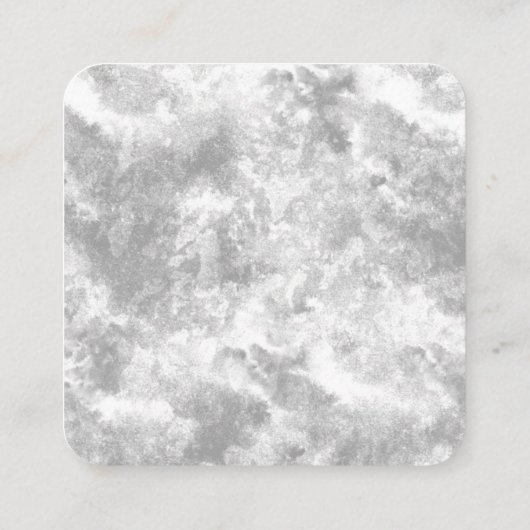 Handmade with Love Waterverf Kaart Vierkante Visitekaartje (Achterkant)