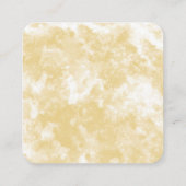 Handmade with Love Waterverf Kaart Vierkante Visitekaartje (Achterkant)