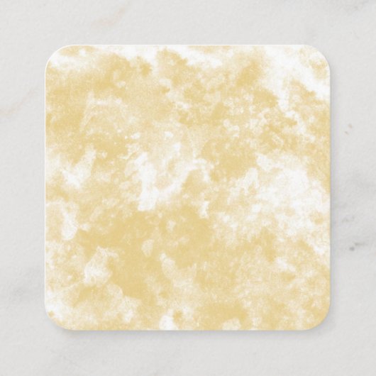 Handmade with Love Waterverf Kaart Vierkante Visitekaartje (Achterkant)