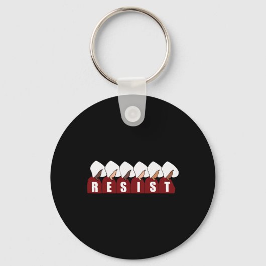 Handmaid Resist Feminist Protest 1 Sleutelhanger (Voorkant)