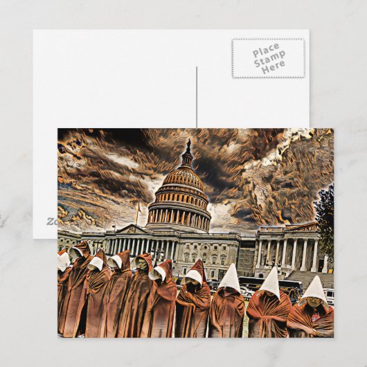 Handmaids nu briefkaart (Voorkant / Achterkant)