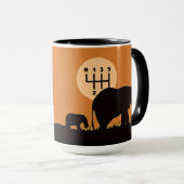 HANDMATIG - bedreigd Mok (Voorkant rechts)