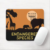 HANDMATIG - bedreigd Muismat (Met muis)