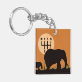 HANDMATIG - bedreigd Sleutelhanger (Voorkant Links)