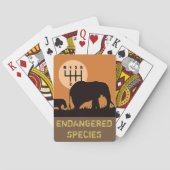 HANDMATIG - bedreigd Speelkaarten (Achterkant)