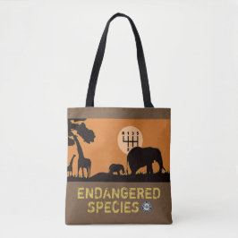 HANDMATIG - bedreigd Tote Bag