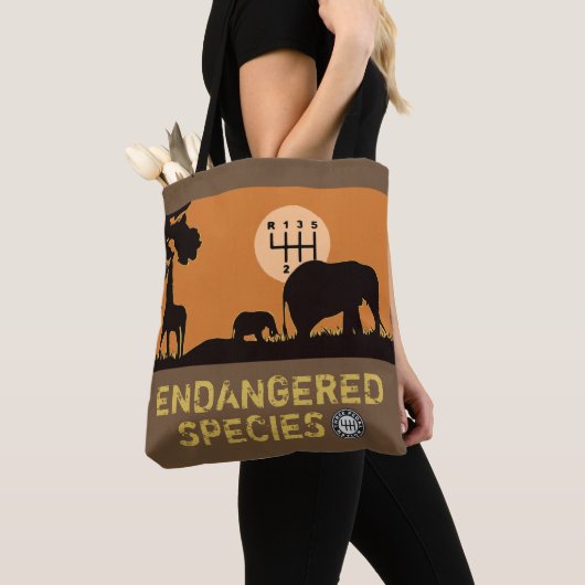 HANDMATIG - bedreigd Tote Bag (Dichtbij)