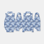 Handmatig gekleurd inktpatroon Waterverf Bedankdoosjes (Uitgevouwen)