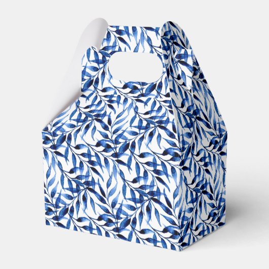 Handmatig gekleurd inktpatroon Waterverf Bedankdoosjes (Voorkant Zijde)