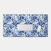 Handmatig gekleurd inktpatroon Waterverf Bureaumat (Keyboard & Muis)