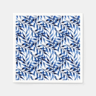 Handmatig gekleurd inktpatroon Waterverf Servet