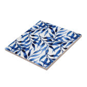 Handmatig gekleurd inktpatroon Waterverf Tegeltje (Zijkant)