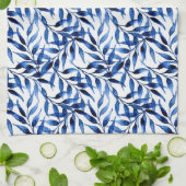 Handmatig gekleurd inktpatroon Waterverf Theedoek (Gevouwen)