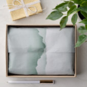 Handmatig gekleurd Waterverf berglandschap Tissuepapier (Geschenk)