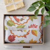 Handmatig geschilderd herfstpapier voor Schattig m Tissuepapier (Geschenk)