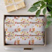 Handmatig geschilderd herfstpapier voor Schattig m Tissuepapier (Geschenk)