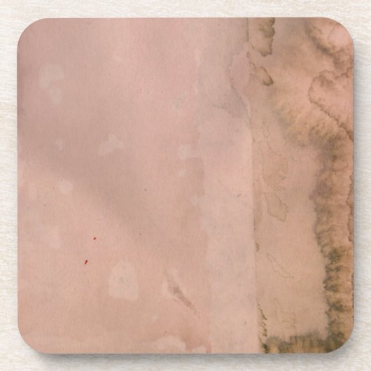 Handmatig verkregen papier 1 onderzetter (Voorkant)