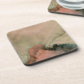 Handmatig verkregen papier 5 onderzetter (Linkerzijde)