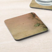 Handmatig verkregen papier 6 onderzetter (Linkerzijde)