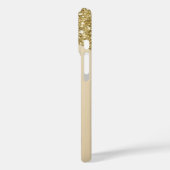 Handmatige, aangepaste naam Gold Glitter-schijven Case-Mate iPhone Case (Achterkant / Links)