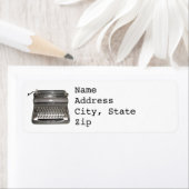 Handmatige Adresetiketten voor schrijfmachines Etiket (Insitu)