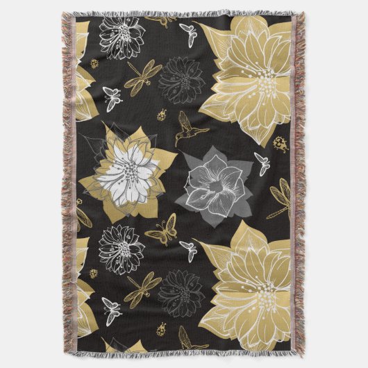 Handmatige afvoerbloemen deken (Voorkant Verticaal)