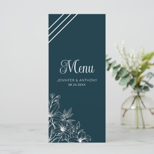 Handmatige afvoerbloemen menu (Staand voorkant)