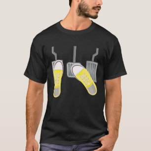 Handmatige Auto Pedalen Stick Shift Versnellingsba T-shirt