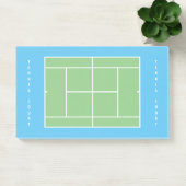 Handmatige blanco tennis court layout sticky post- post-it® notes (Kantoor)