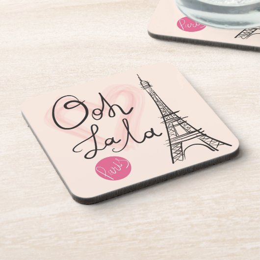 Handmatige Eiffeltoren Bier Onderzetter (Linkerzijde)