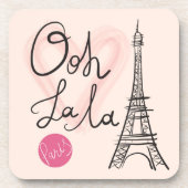 Handmatige Eiffeltoren Bier Onderzetter (Voorkant)