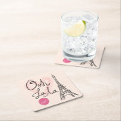 Handmatige Eiffeltoren Kartonnen Onderzetters (Insitu)