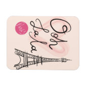 Handmatige Eiffeltoren Magneet (Horizontaal)