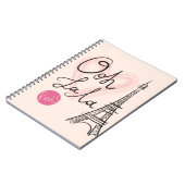 Handmatige Eiffeltoren Notitieboek (Linkerzijde)