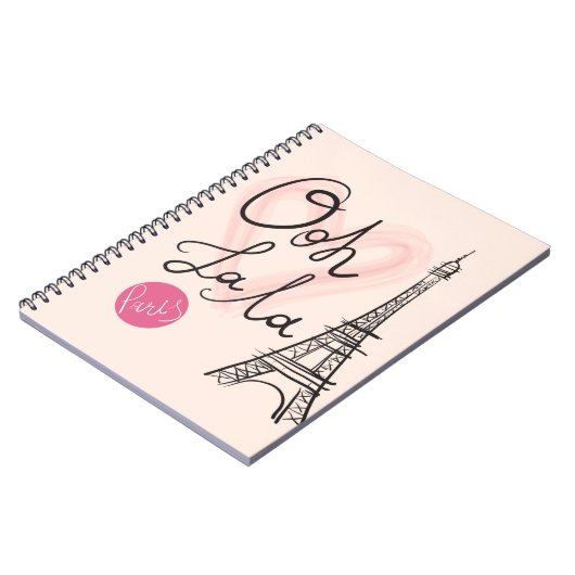 Handmatige Eiffeltoren Notitieboek (Linkerzijde)