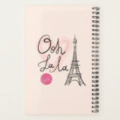 Handmatige Eiffeltoren Planner (Achterkant)