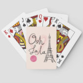 Handmatige Eiffeltoren Pokerkaarten (Achterkant)