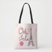 Handmatige Eiffeltoren Tote Bag (Voorkant)