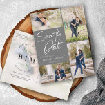 Handmatige inkeping grijs, sla de datum op aankondigingskaart<br><div class="desc">Introductie van onze handgetekende fotocollage Save the Date Announcement Briefkaarten. Deze briefkaarten zijn niet alleen een aankondiging, ze zijn een uiting van je verhaal, het eerste hoofdstuk van de gebeurtenis waar je van droomde. Vier je speciale moment met dit buitengewone kunstwerk, dat bij elke ontvanger een opwindende anticipatie opwekt. De...</div>