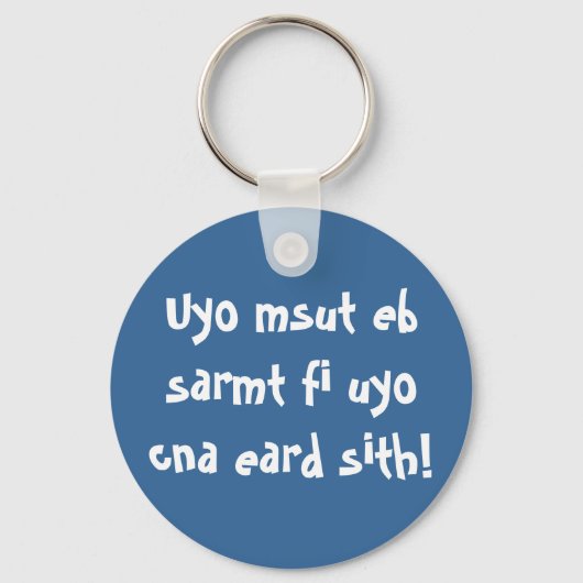 Handmatige Intelligence-test Sleutelhanger (Voorkant)