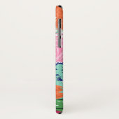 handmatige kleurrijke bloemen Case-Mate iPhone case (Achterkant/links)