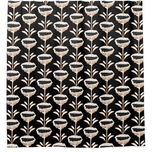 Handmatige, moderne, zwarte vormgeving met mager o douchegordijn (Voorkant)