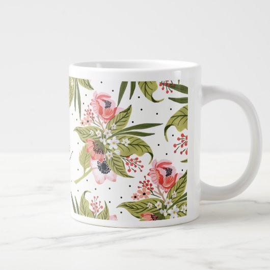 Handmatige Mok handmatige boomstampapaver (Rechts)